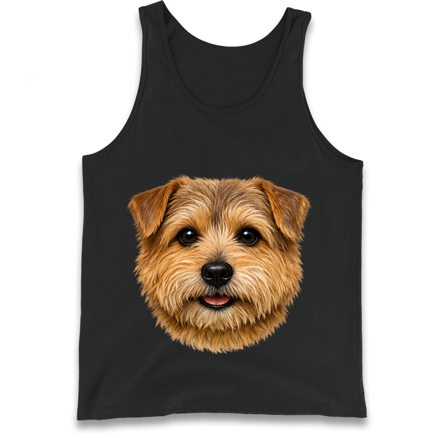 Norfolk Terrier Dog Face Tank Top