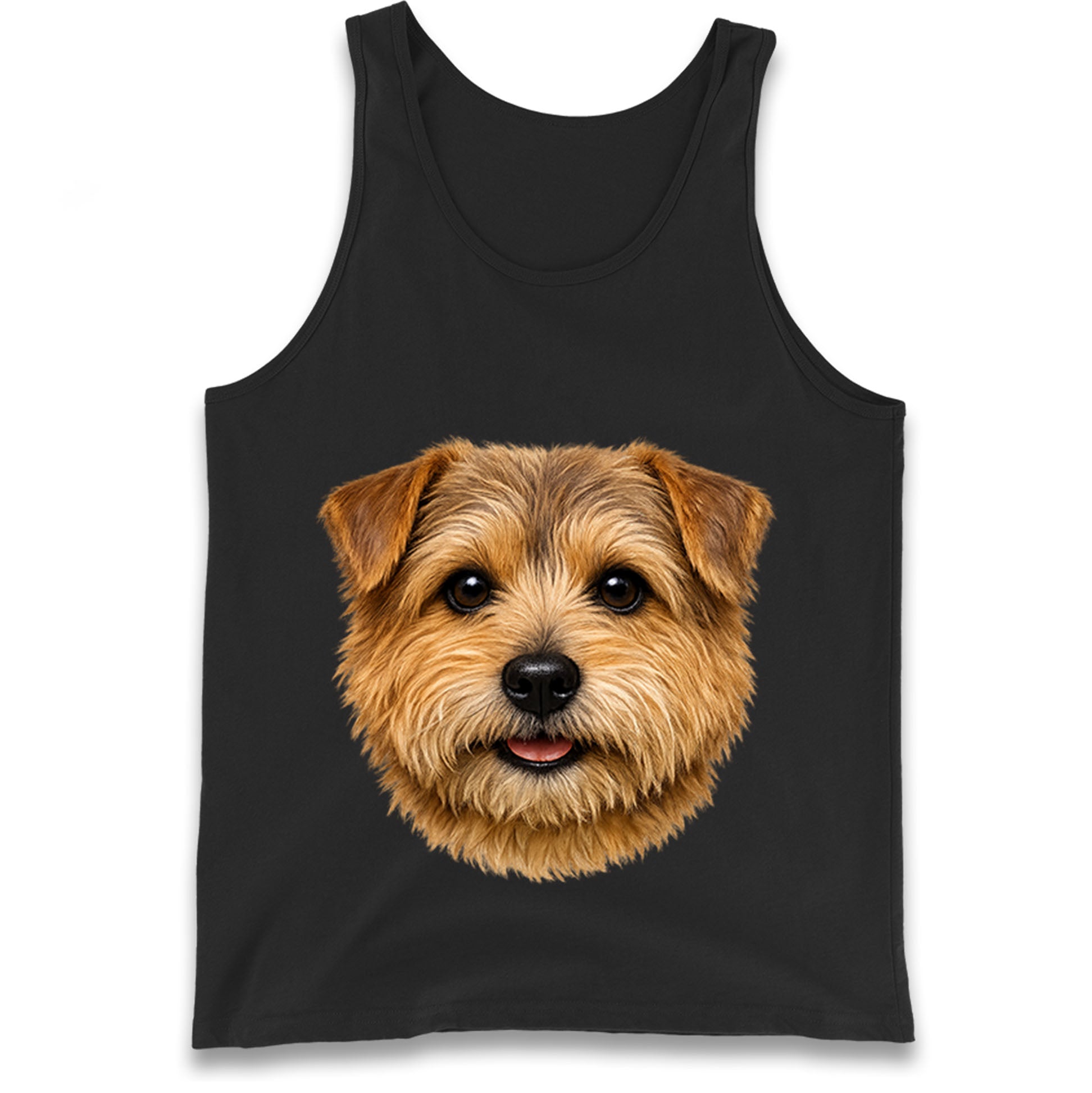 Norfolk Terrier Dog Face Tank Top
