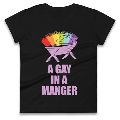 Gay Christmas Ladies T Shirt