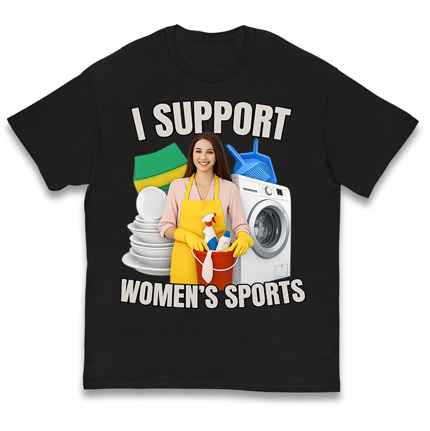 I Support Women's Sports Kids T Shirt 