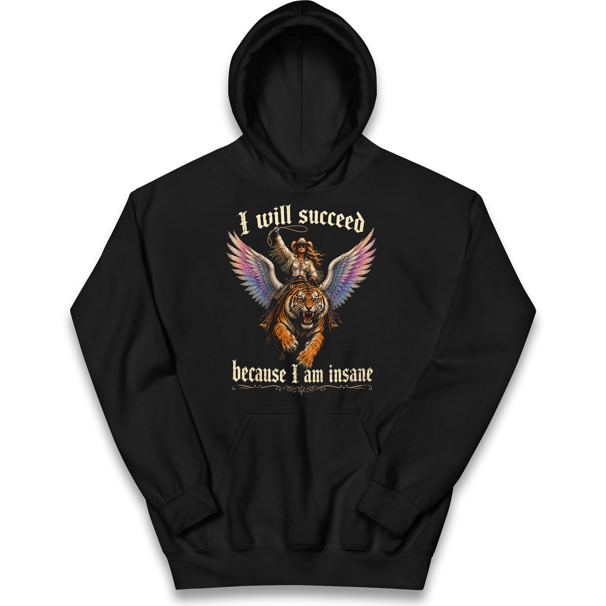 I Will Succeed Because I Am Insane Kids Hoodie