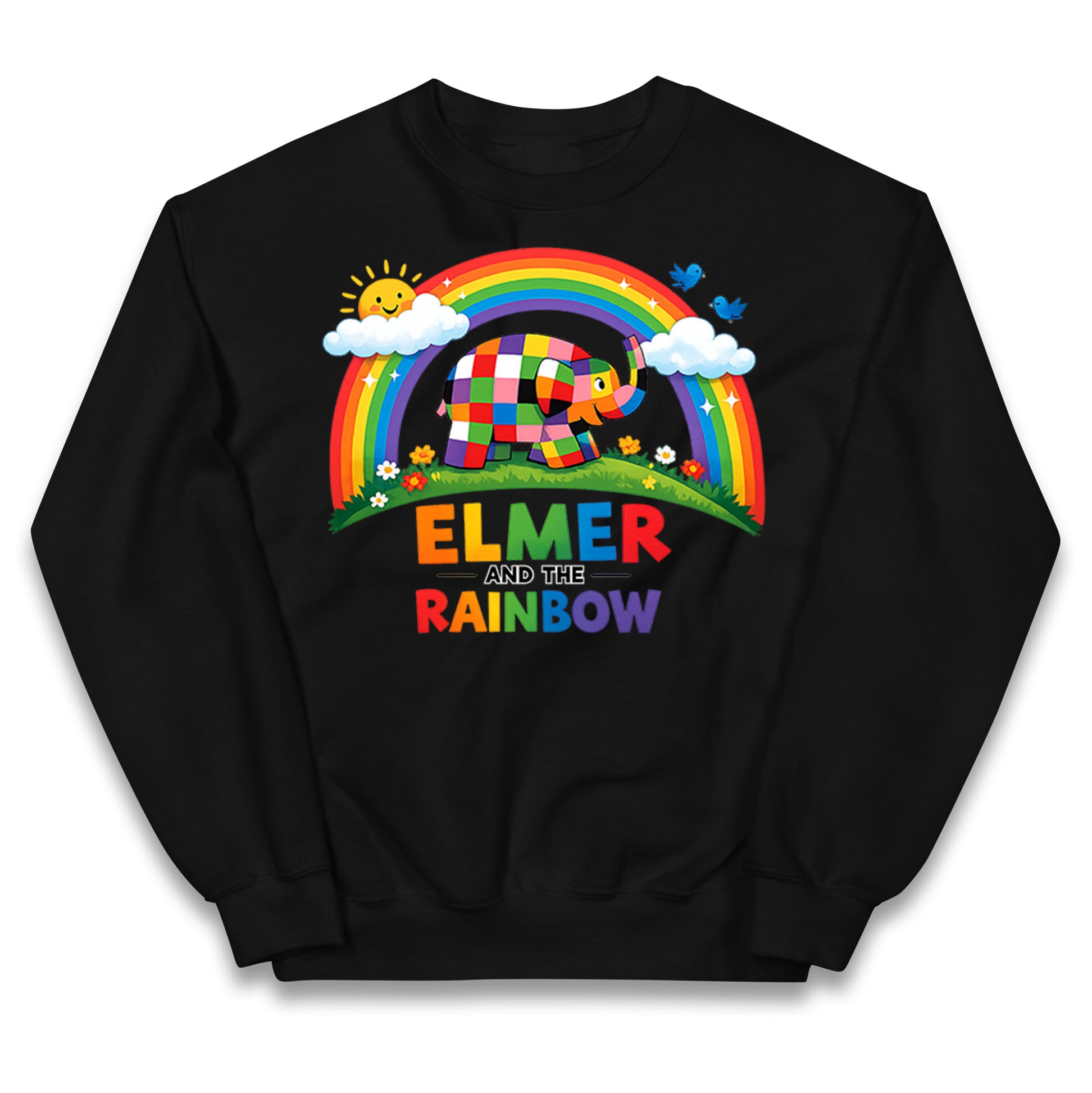 Elmer And The Rainbow Kids Jumper