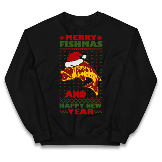 christmas fishing jumper