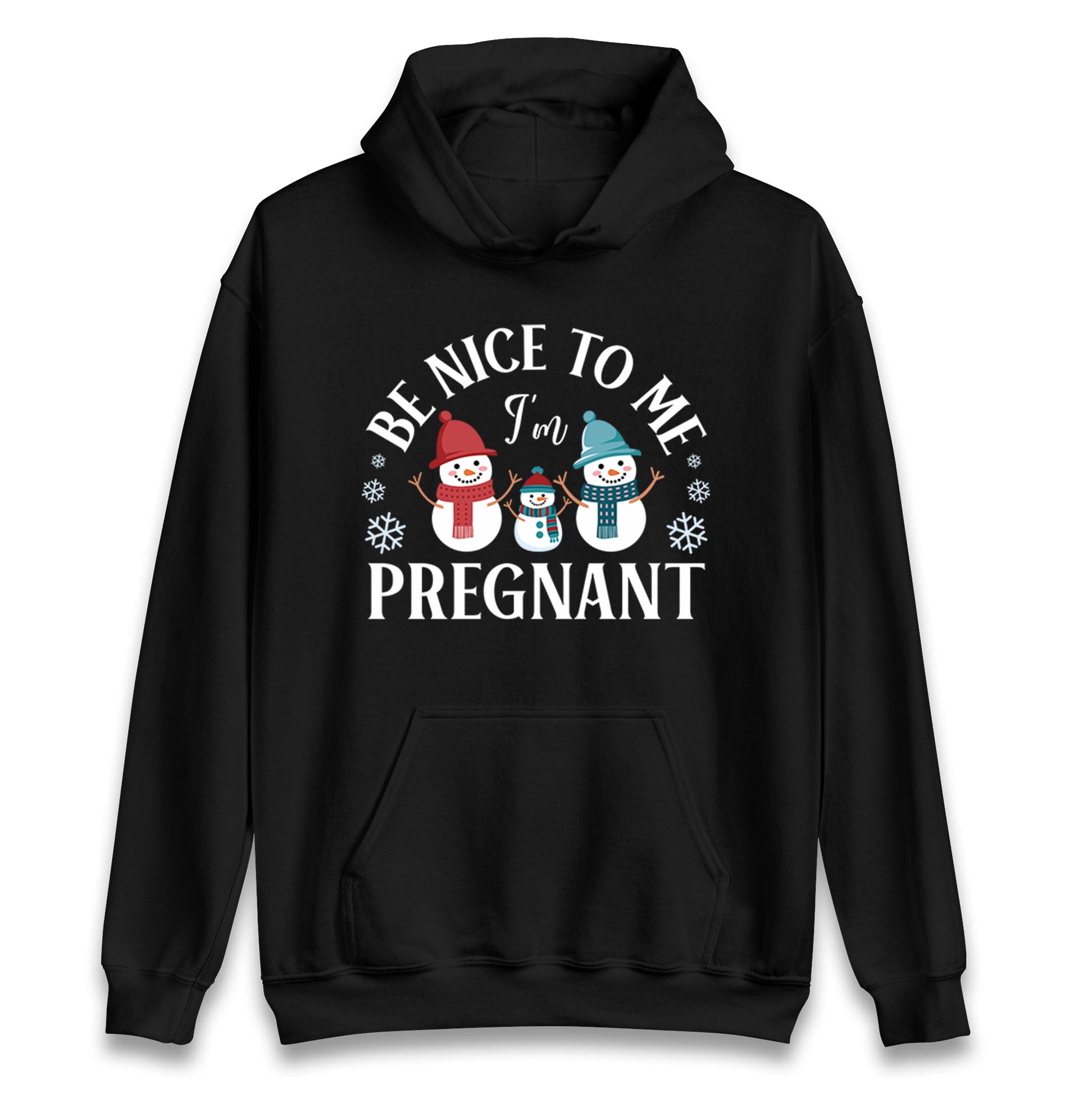 Pregnant At Christmas Hoodie