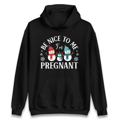 Pregnant At Christmas Hoodie
