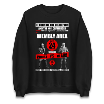 Jesus Christ Vs Santa Claus Jumper 