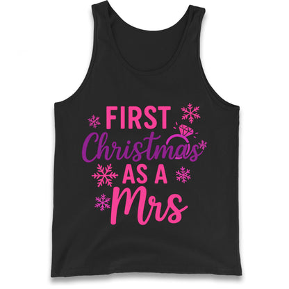 First Christmas As A Mrs Tank Top