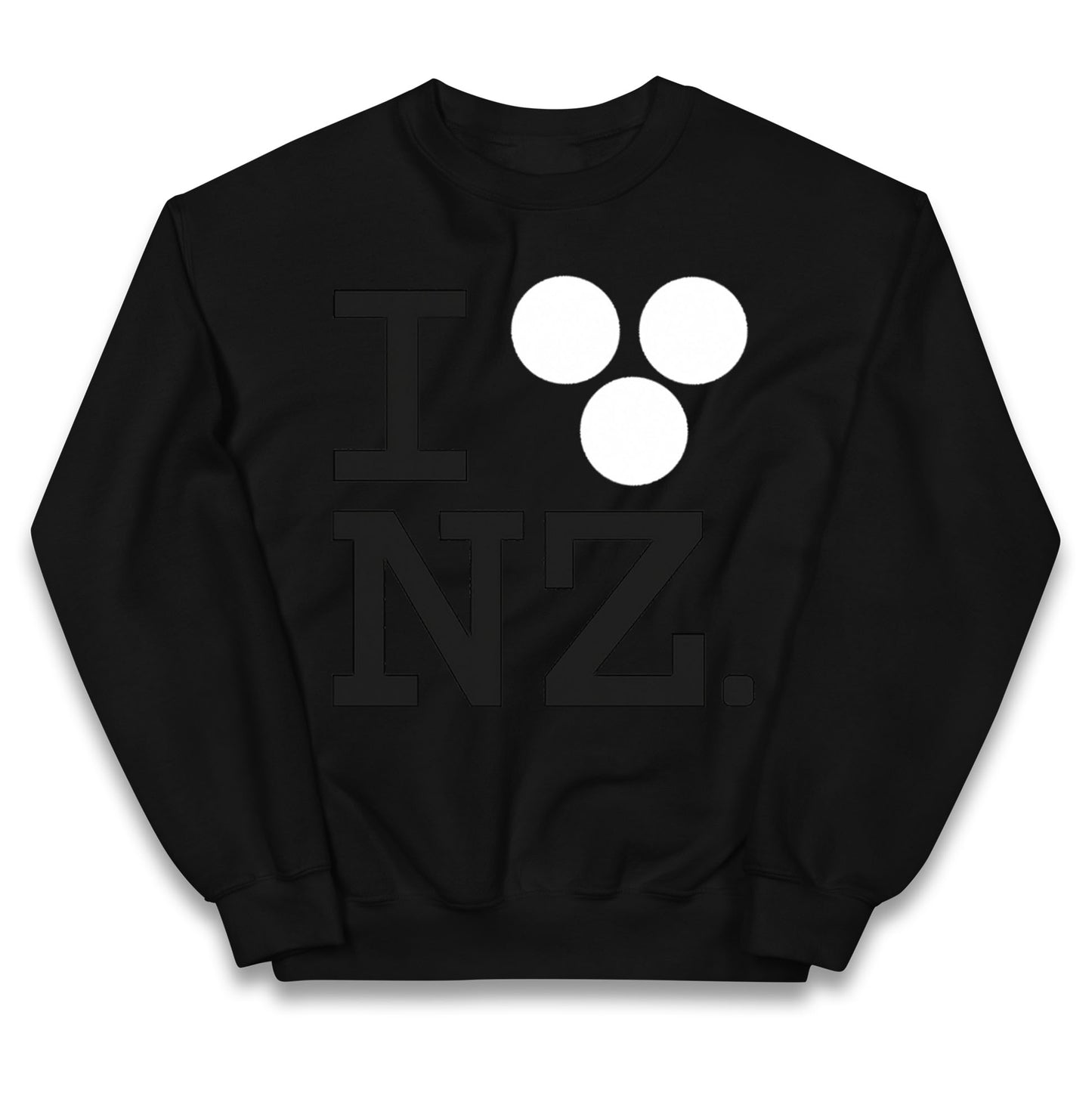 I Love NZ Orlando Bloom Huffer Kids Jumper