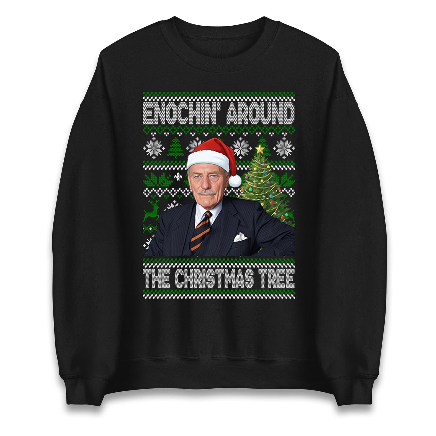 Enoch Powell Enochin Around the Christmas Tree Christmas Jumper