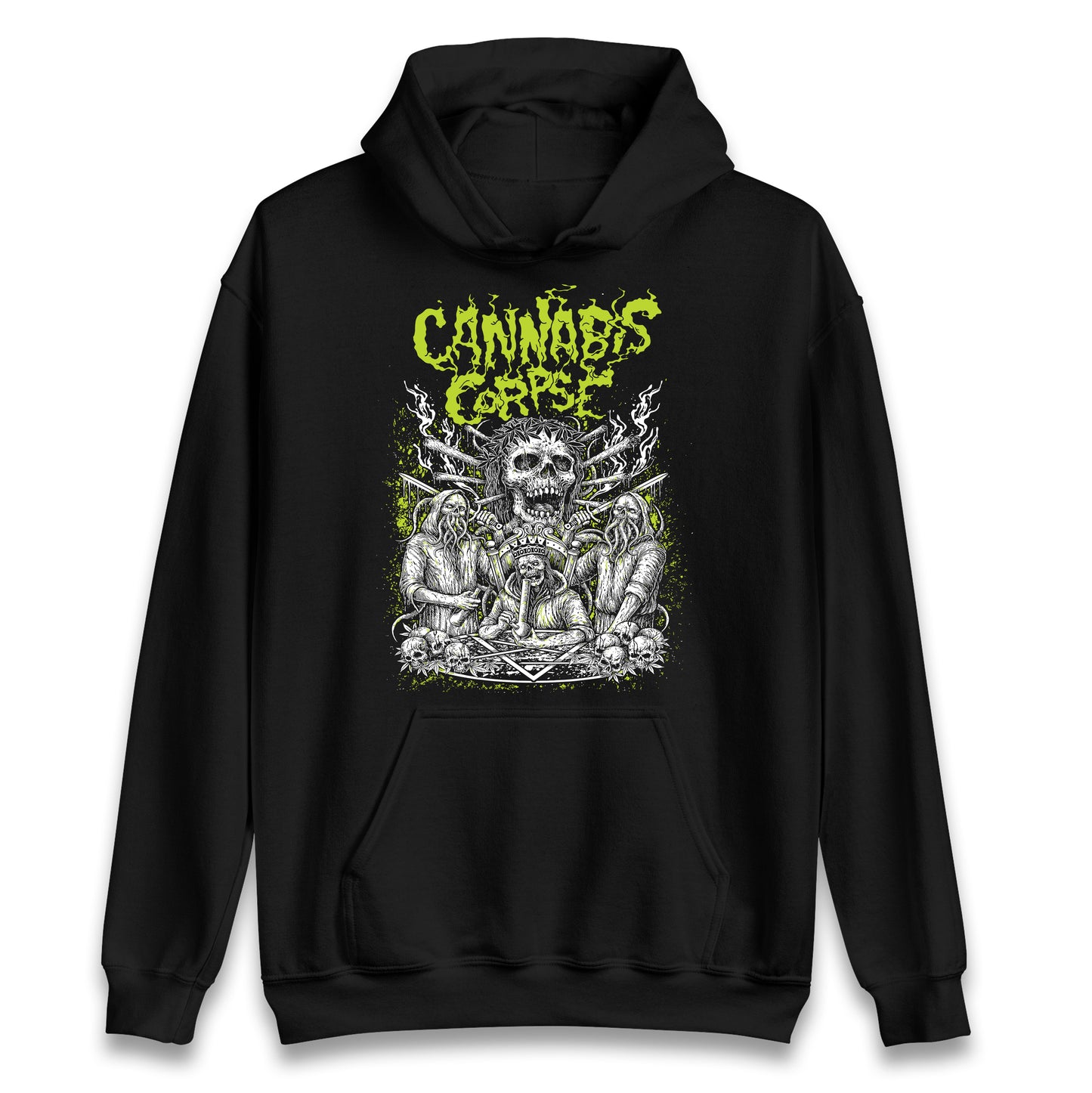 Cannabis Corpse Band Hoodie