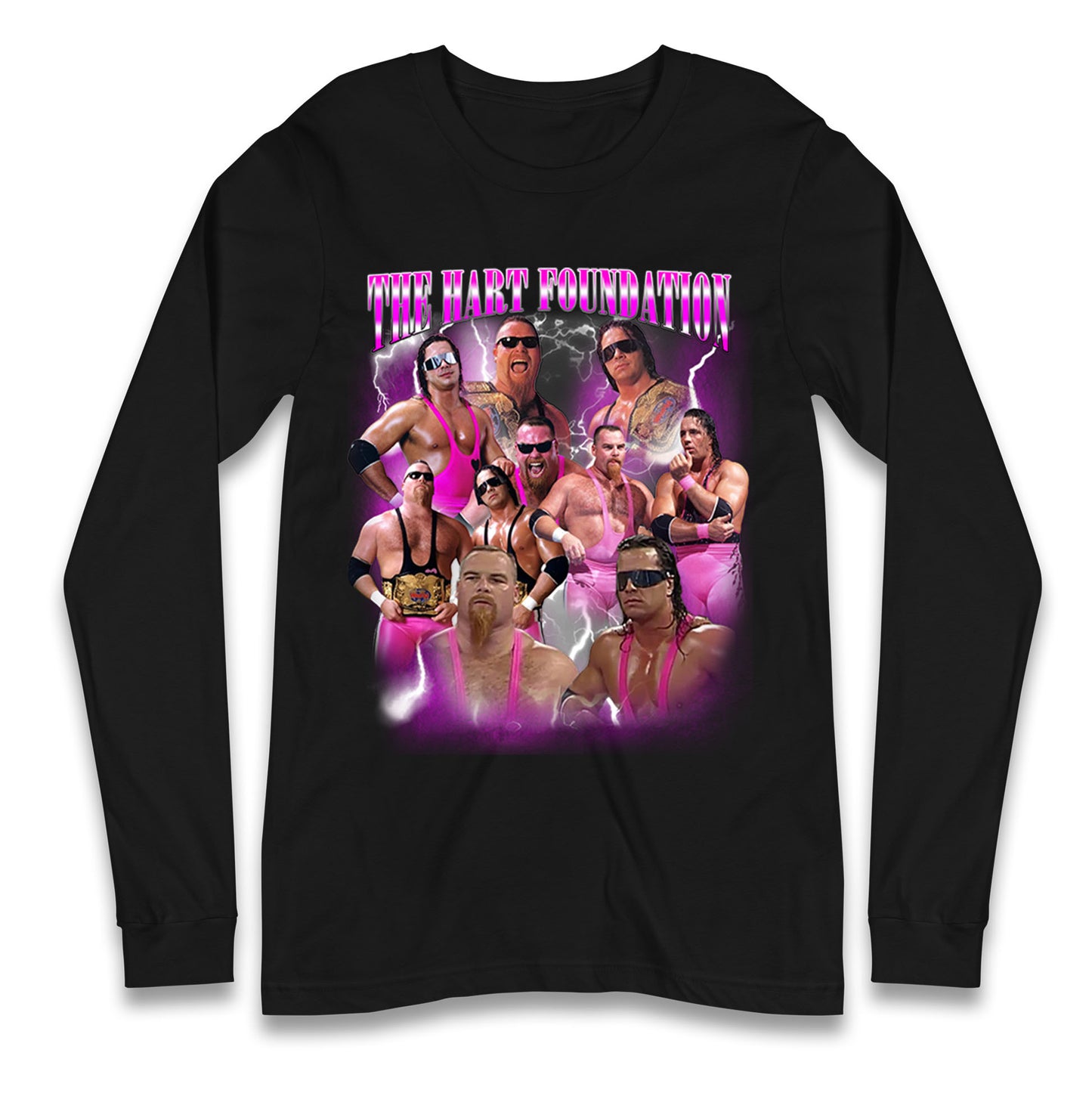The Hart Foundation Bootleg Long Sleeve T Shirt