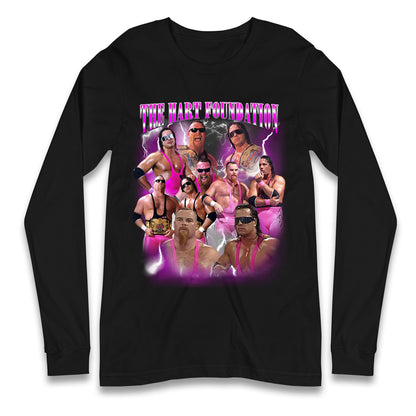 The Hart Foundation Bootleg Long Sleeve T Shirt