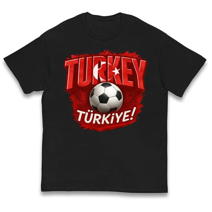 Turkey Retro World Cup Kids T Shirt