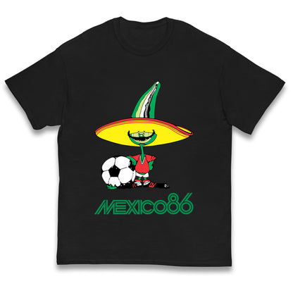 Mexico 86 Mascot Kids T Shirt