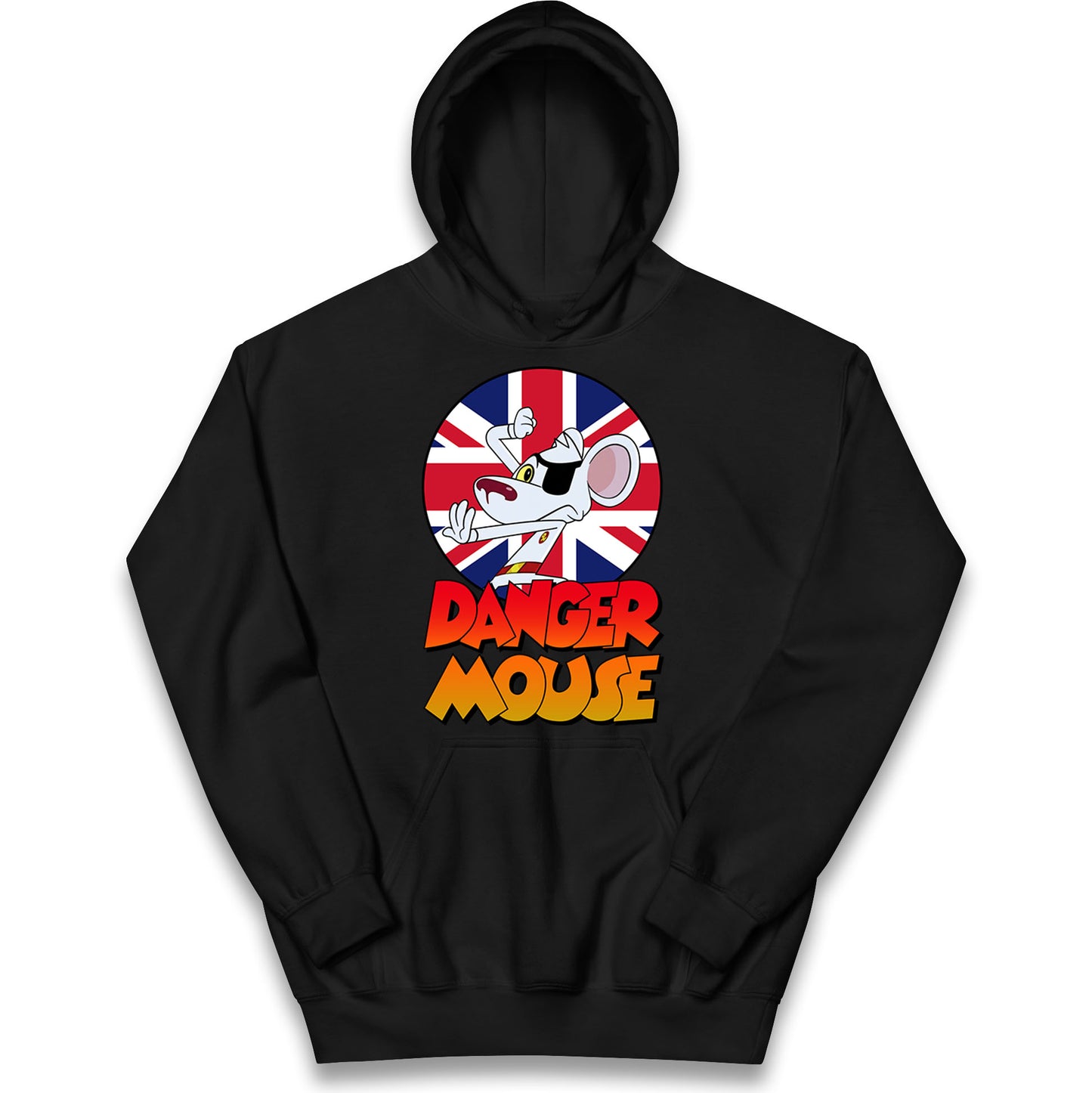 Danger Mouse Union Jack Kids Hoodie