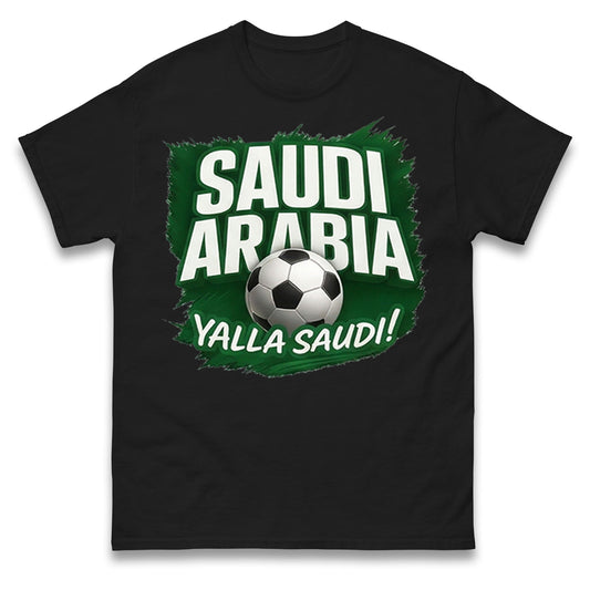 Saudi Arabia Retro World Cup T Shirt 