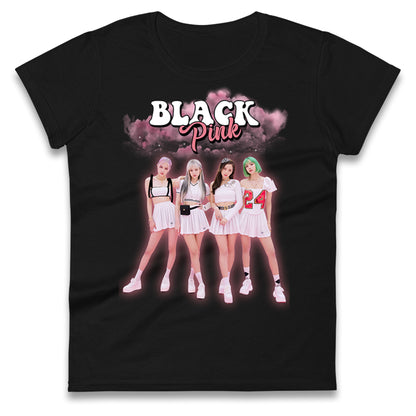 Blackpink K Pop Idol Band Ladies T Shirt 