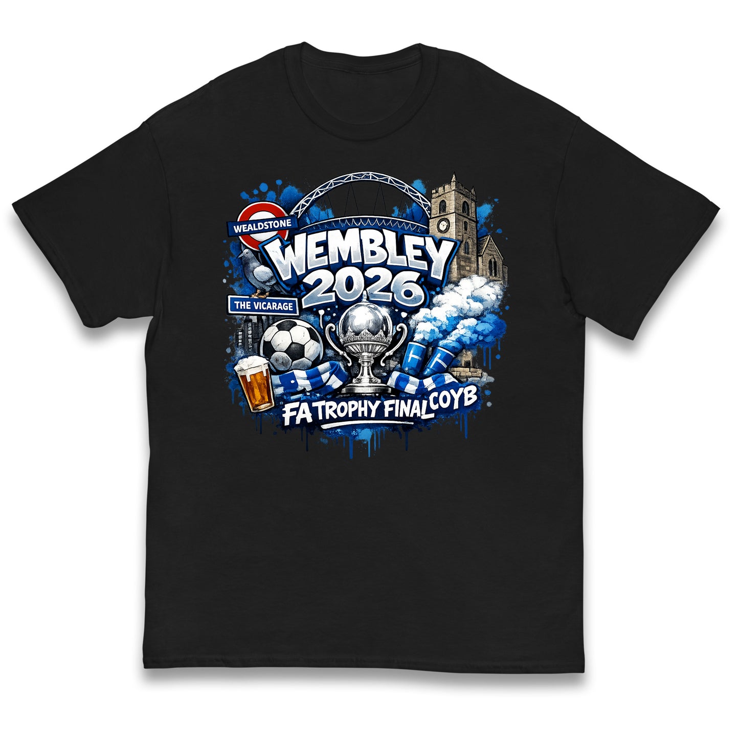 Wealdstone FA Trophy Final Wembley 2026 | Buy FA Trophy Wear Kids T Shirt 