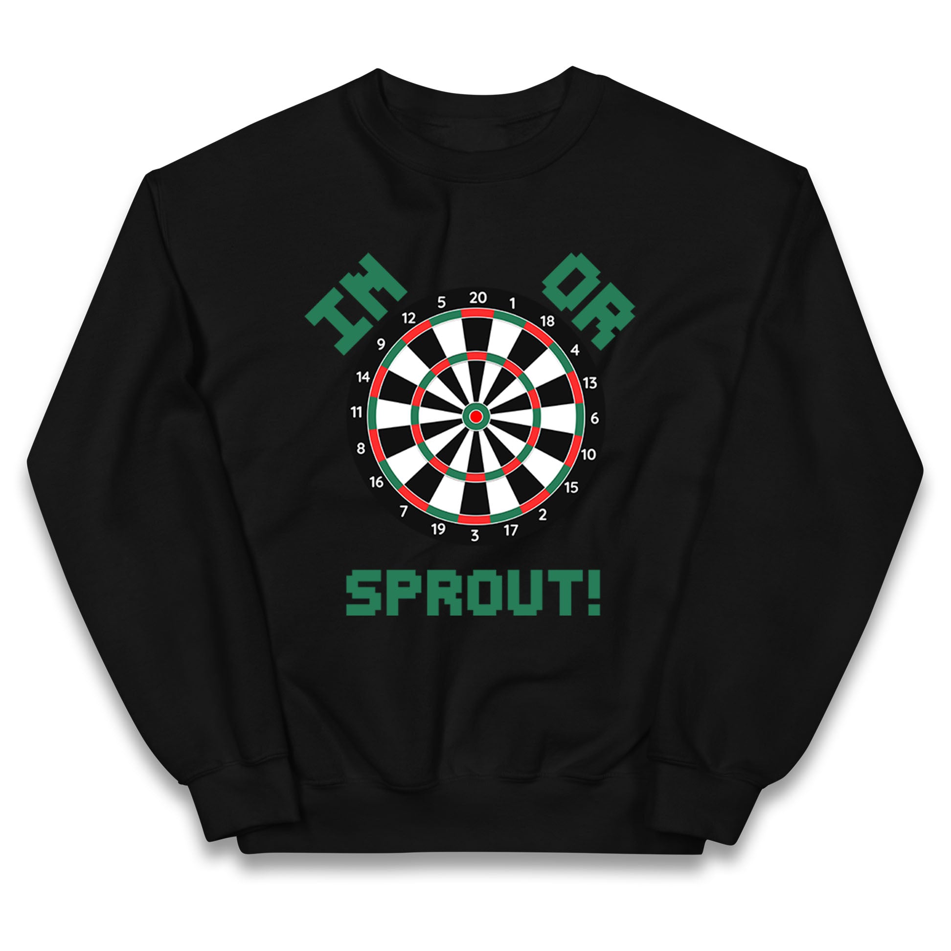 dartboard christmas jumper