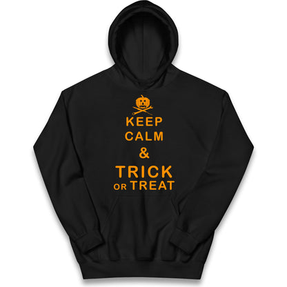 Keep Calm And Trick Or Treat Halloween Hoodie
