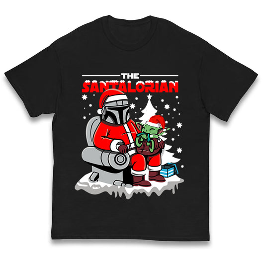 Mandalorian Christmas Kids T Shirt