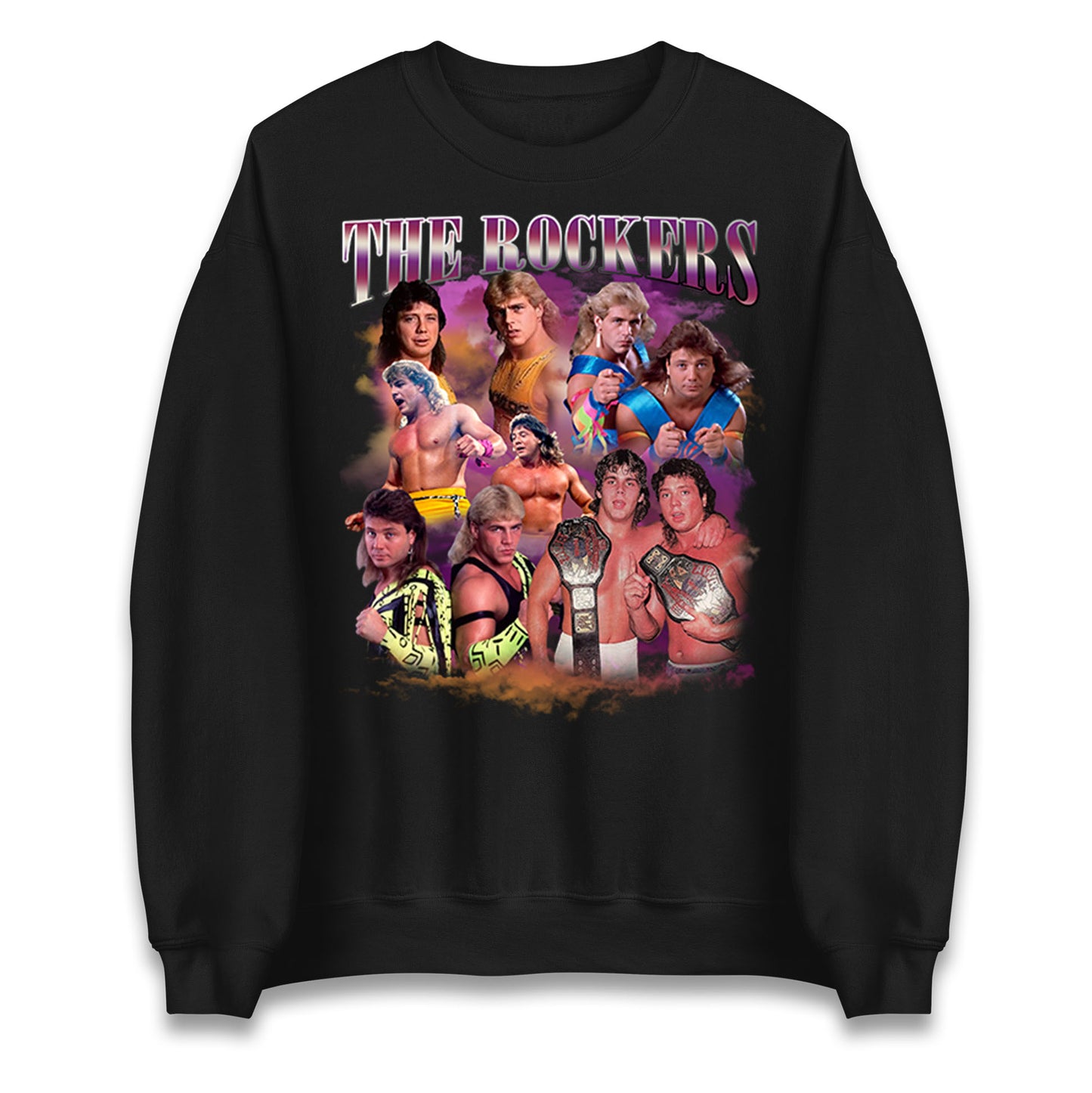Retro The Rockers Bootleg Wrestling Unisex Sweatshirt