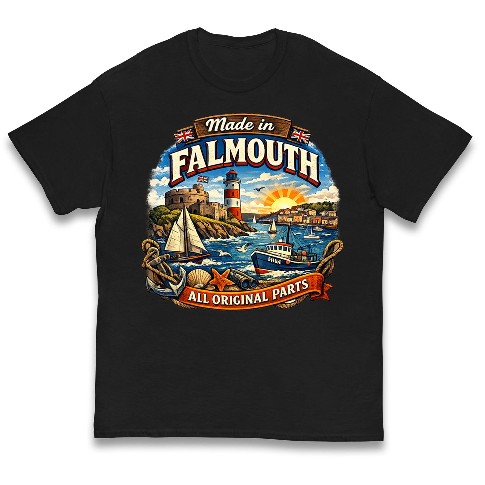 Made In Falmouth All Original Parts Kids T Shirt