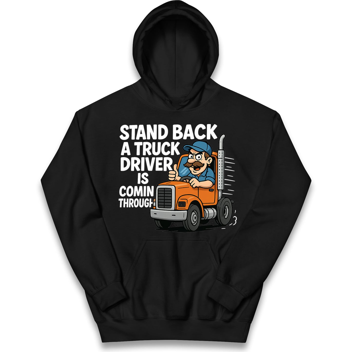Truck Driver Kids Hoodie
