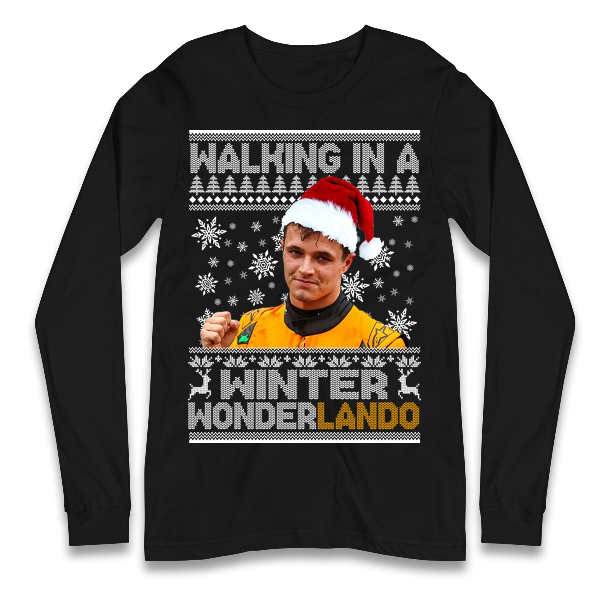 Lando Norris Christmas Longsleeve T Shirt