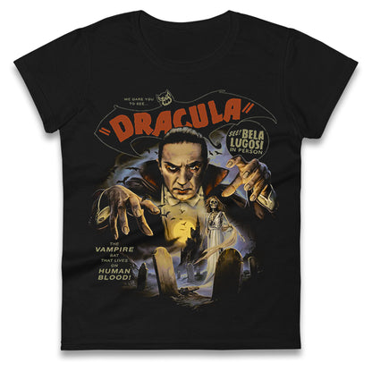 Bela Lugosi Ladies T Shirt 