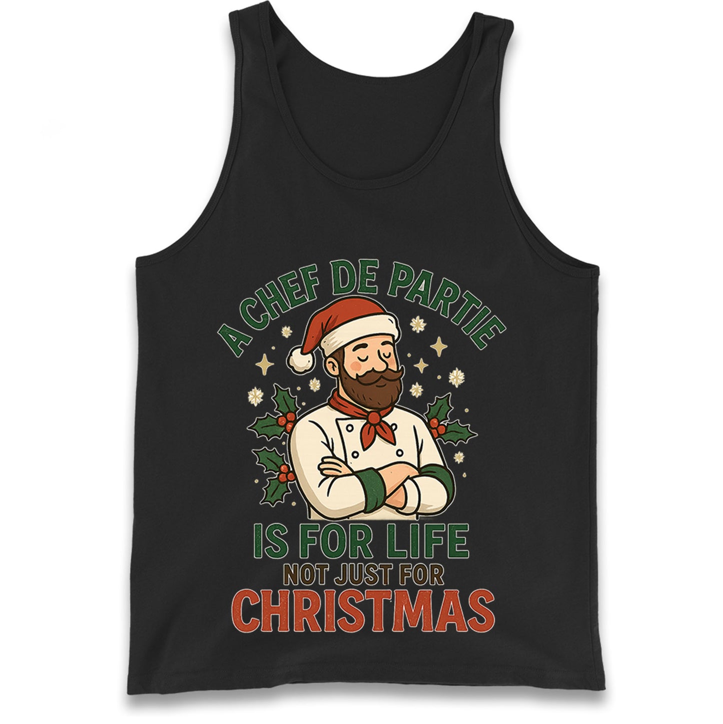 Chef De Partie Christmas Tank Top