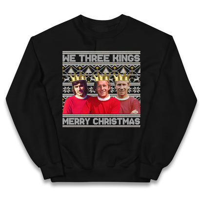 denis law bobby charlton george best christmas jumper