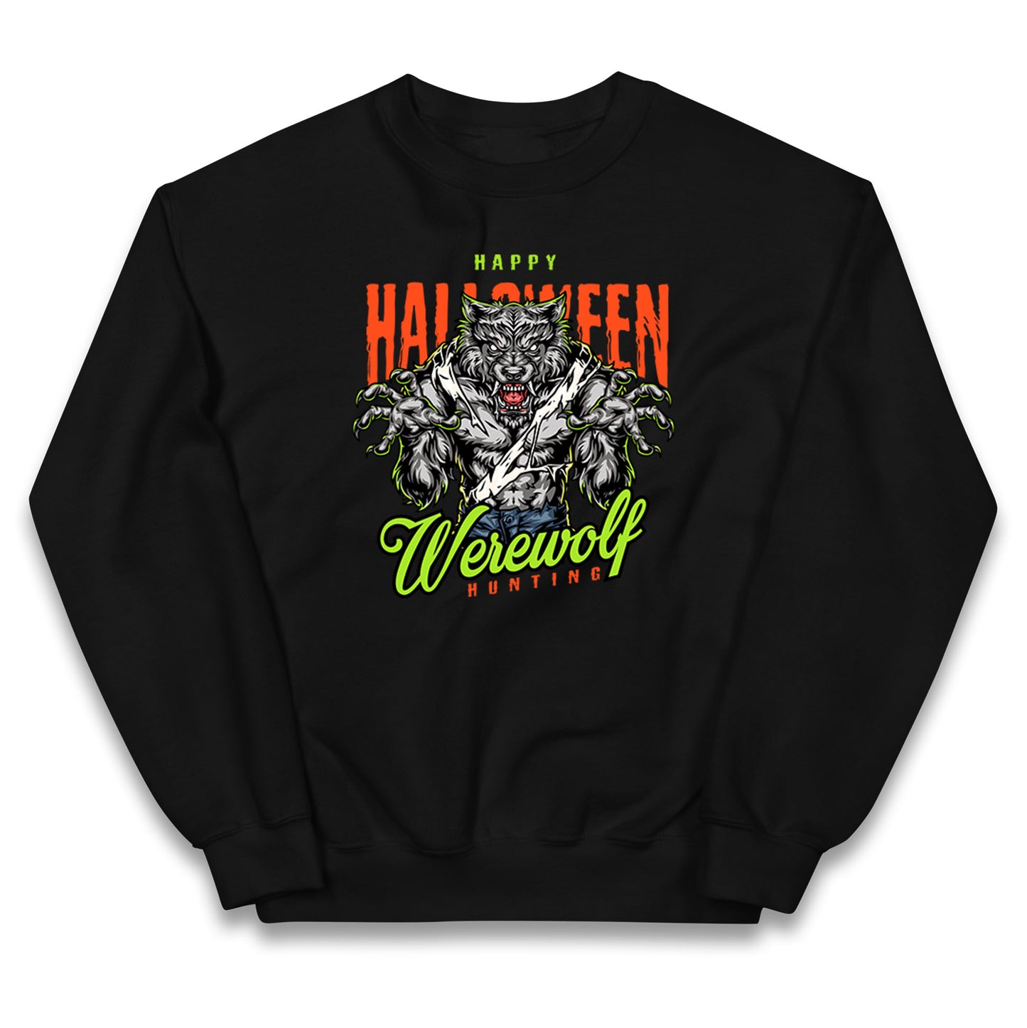 Halloween Werewolf Kids Jumper