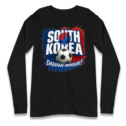 South Korea Football Longsleeve T Shirt