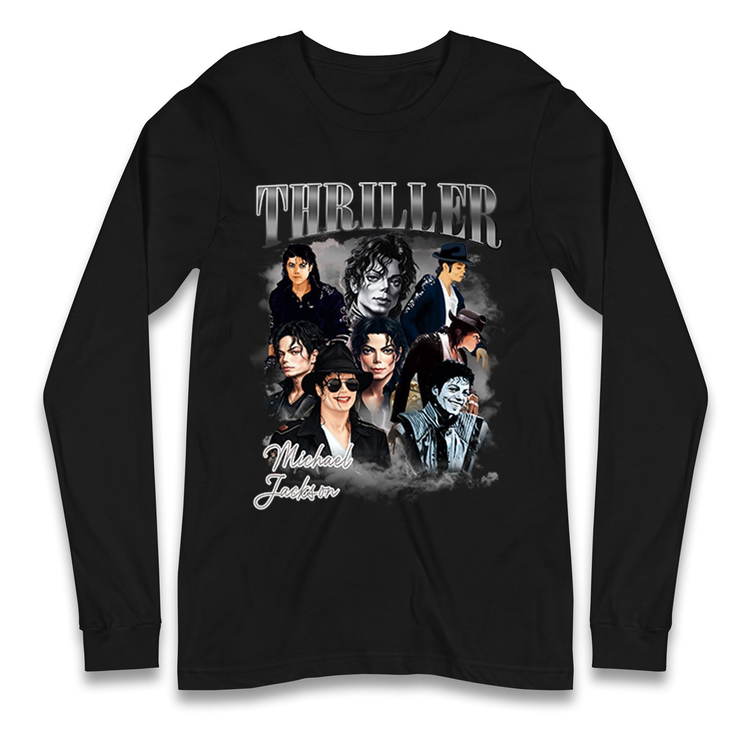 Michael Jackson Thriller Bootleg Long Sleeve T Shirt