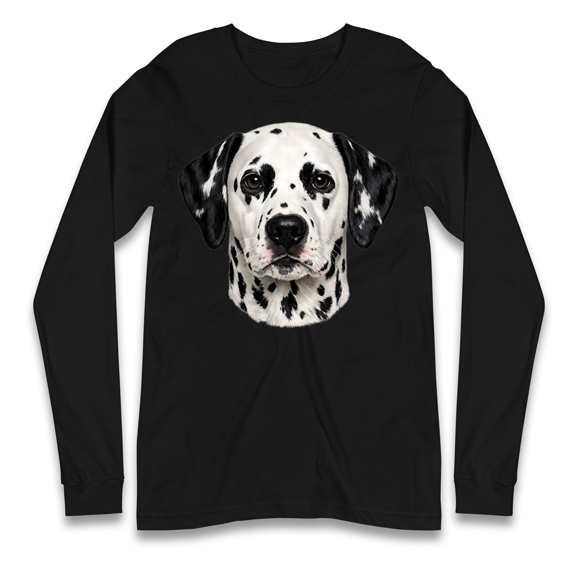 Dalmatian Dog Face Longsleeve T Shirt