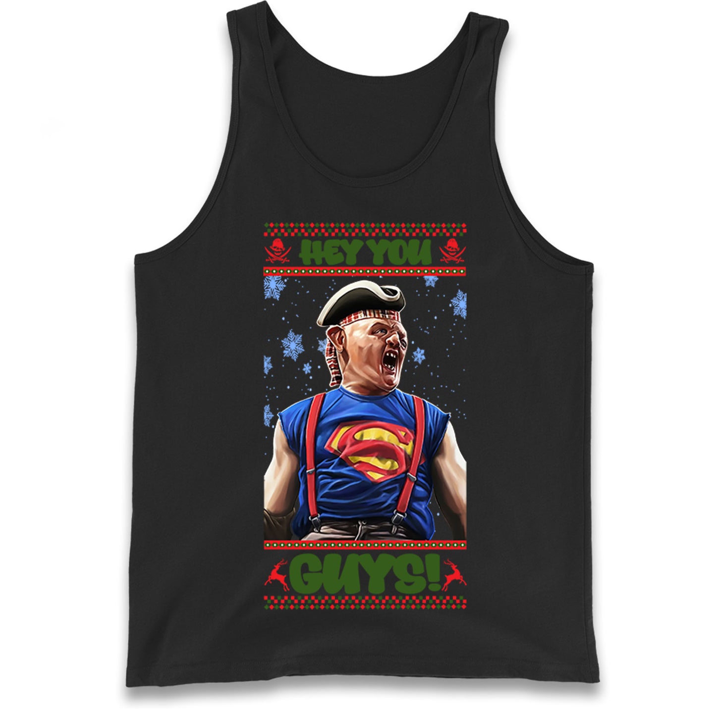 sloth christmas tank top
