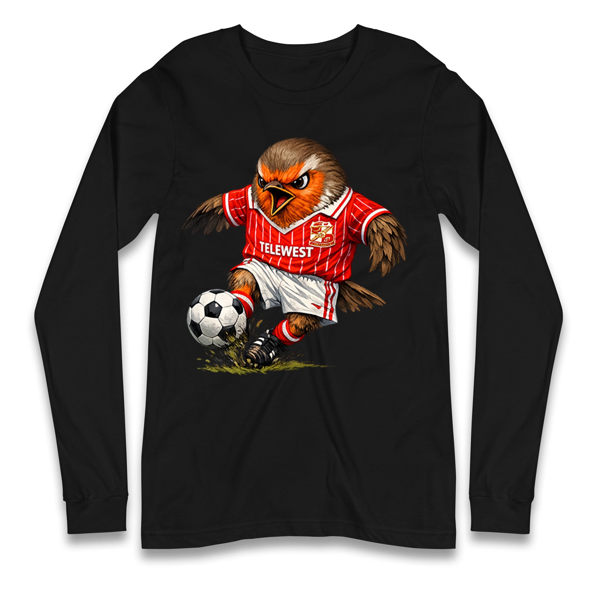 Classic Swindon Town Football Longsleeve T Shirt