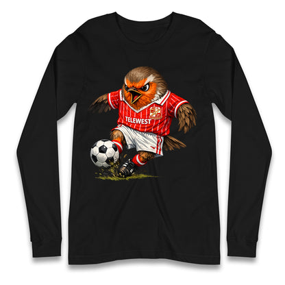 Classic Swindon Town Football Longsleeve T Shirt