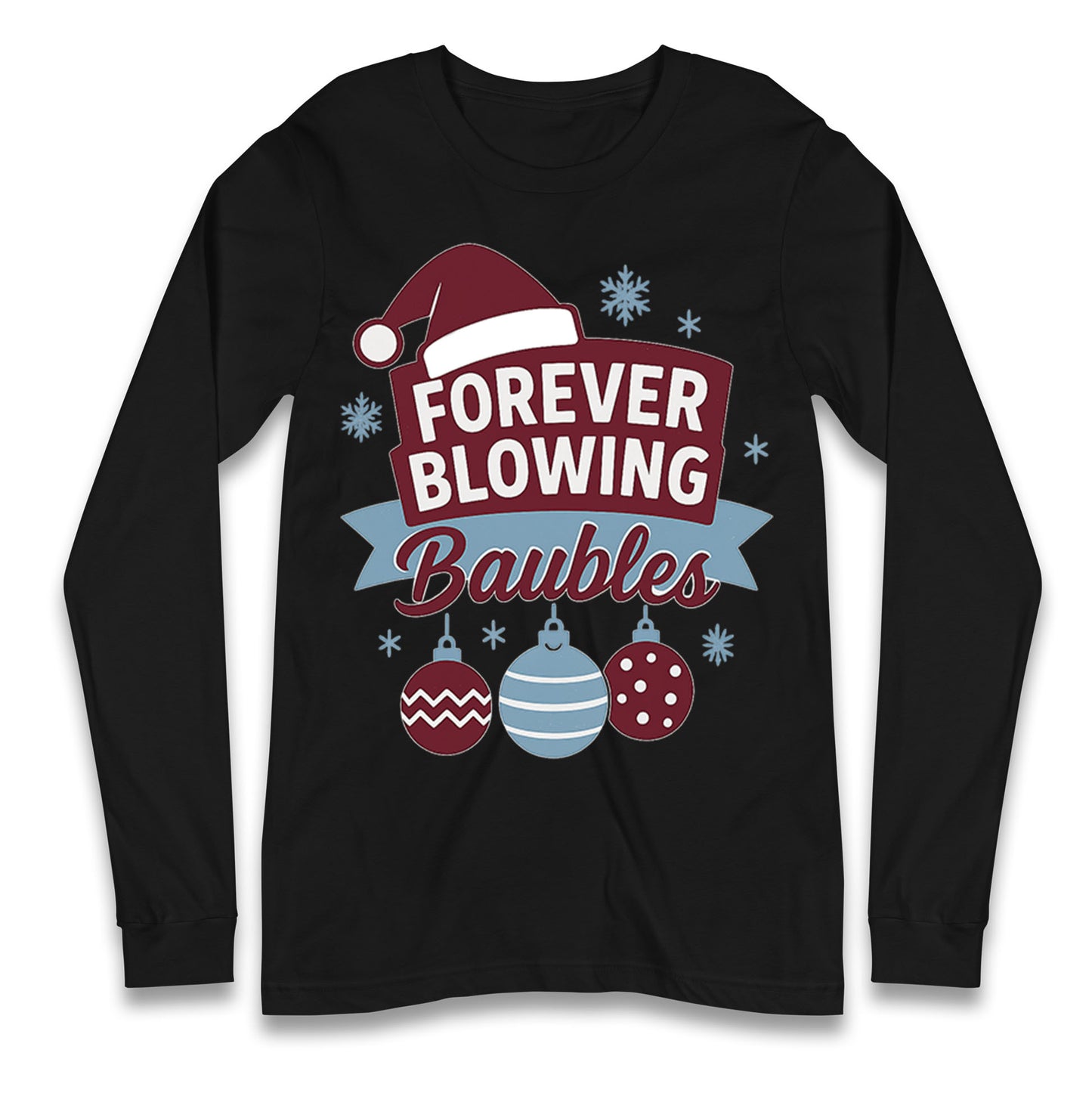 Forever Blowing Baubles West Ham Christmas Long Sleeve Shirt