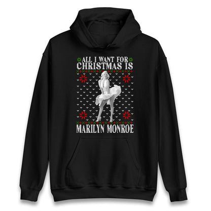 marilyn monroe christmas hoodie
