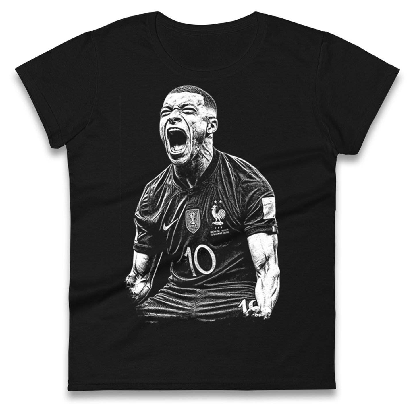  Kylian Footballer Ladies T Shirt