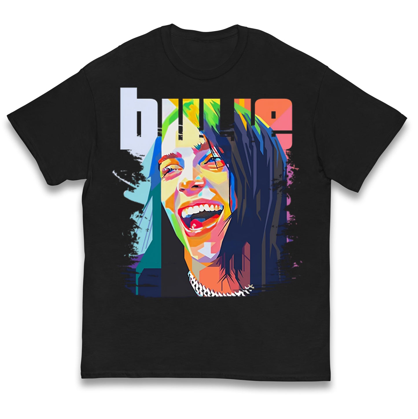 Billie Eilish Painting Kids T Shirt 