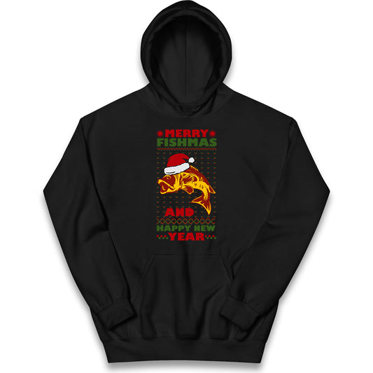 christmas fishing hoodie