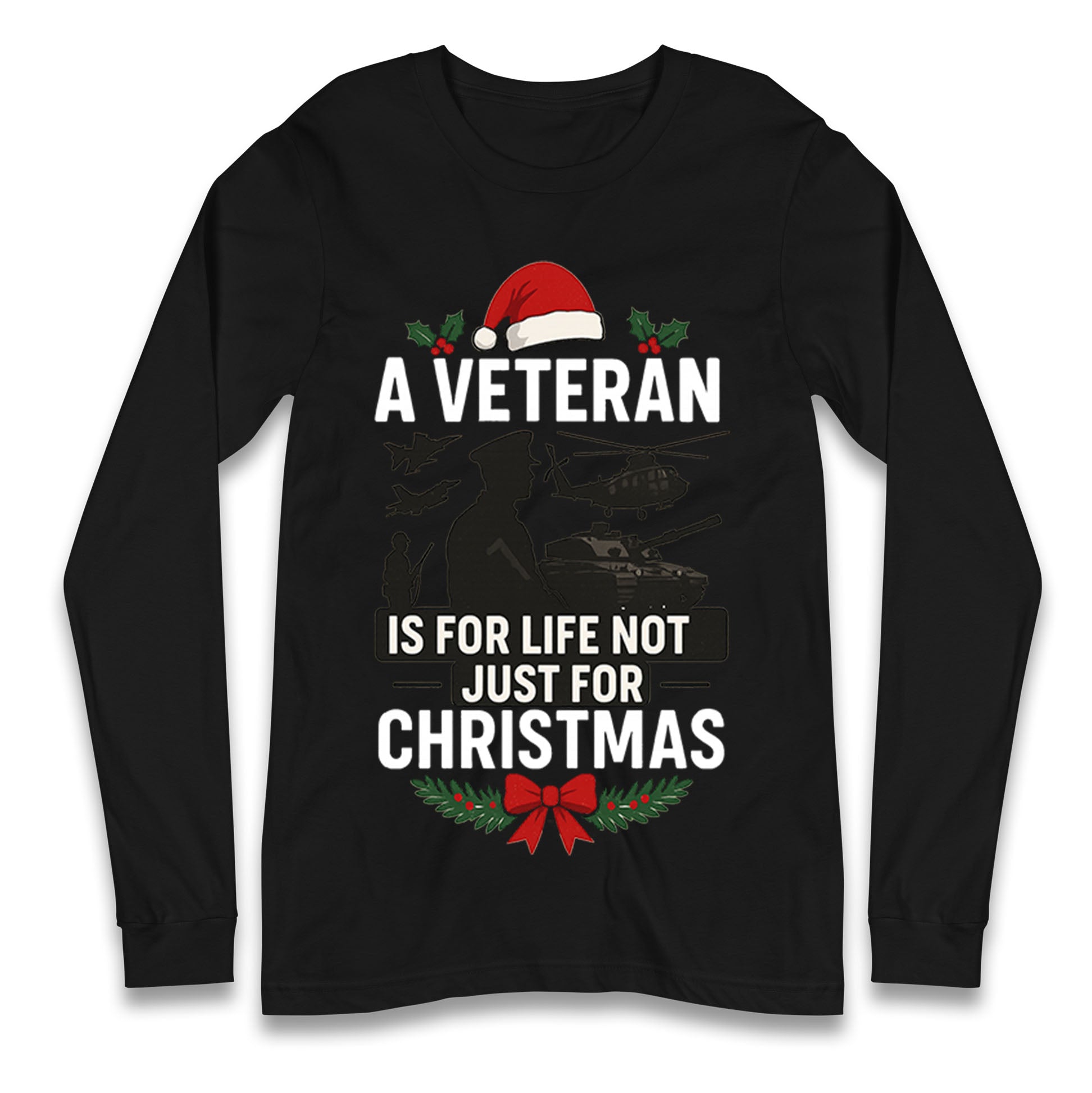 Veteran Christmas Longsleeve T Shirt 