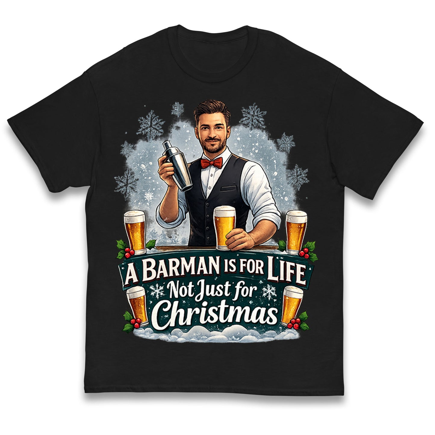 Barman Christmas Kids T Shirt