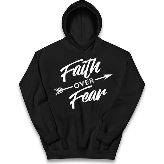 Faith Over Fear Kids Hoodie
