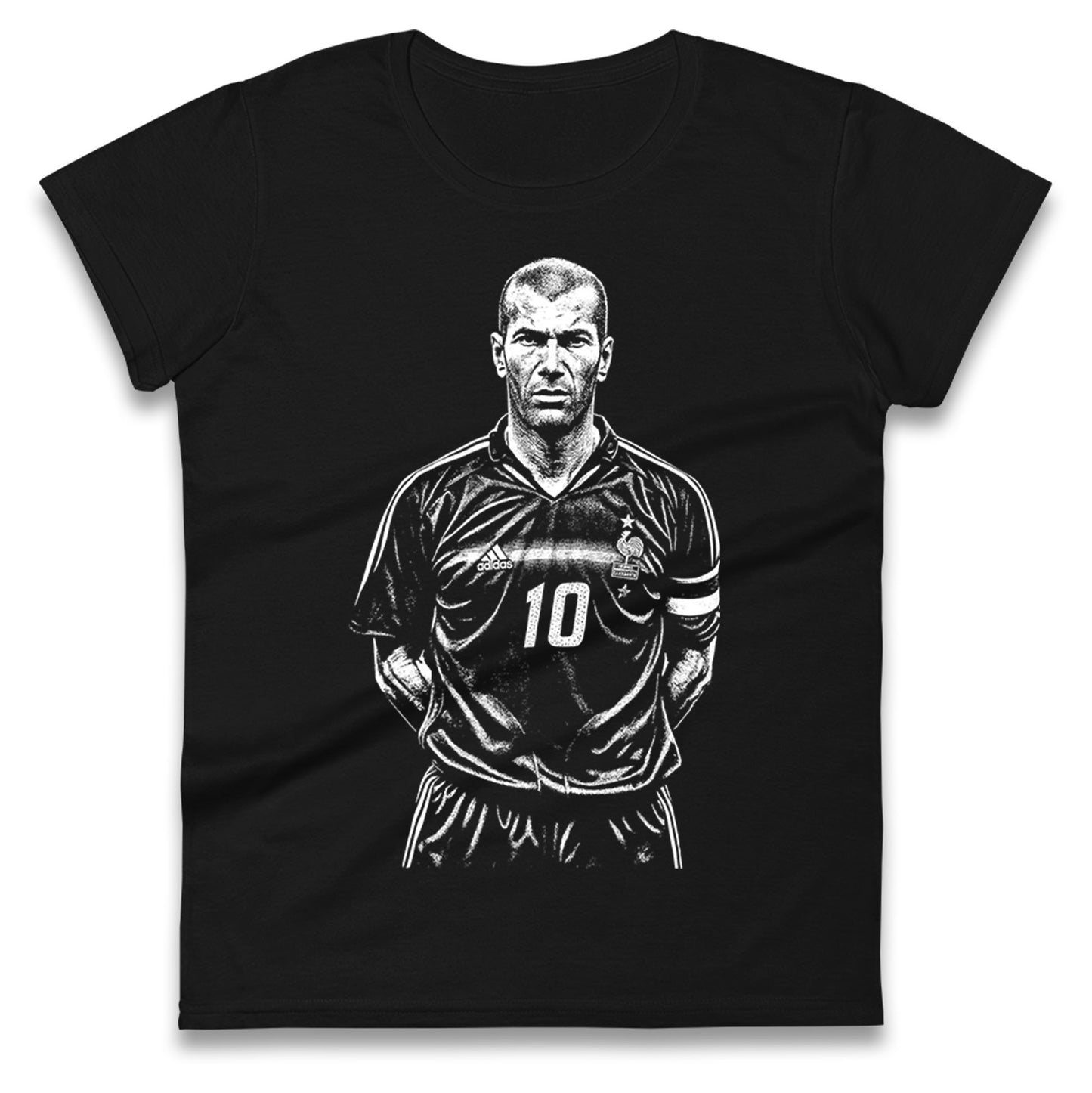 Zidane France 10 Ladies T Shirt