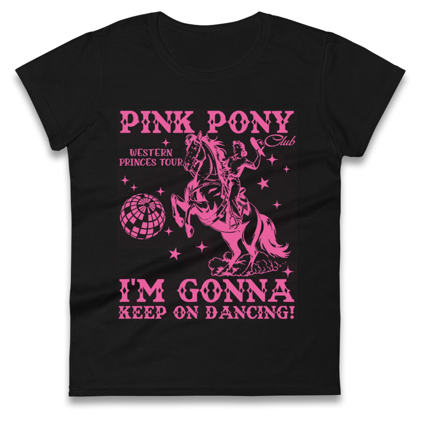 Pink Pony Club Ladies T Shirt