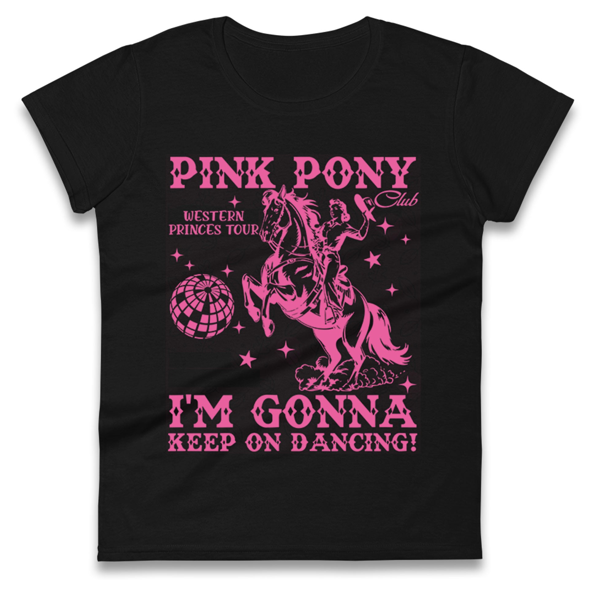 Pink Pony Club Ladies T Shirt